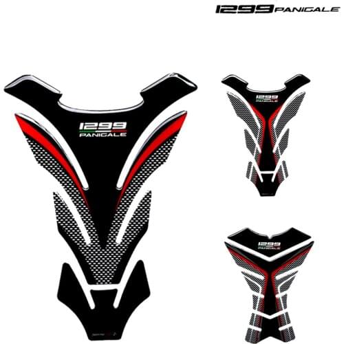 3D Motorcycle Sticker For Ducati 1299 Panigale S R Tankpad Gasoline Fuel Tank Pad Protective Cover