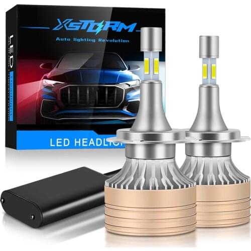 4 Sides Canbus 9012 Hir2 H7 LED Headlight H1 Turbo Lamp H4 9005 HB3 9006 HB4 LED H8 H11 Bulb 360 Degree Diode Auto Fog Light