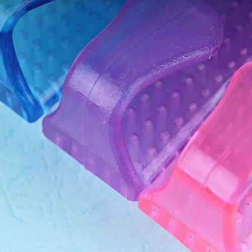 BGVfiveNail Art Dust Cleaning Brush Plastic Handle DIY Pedicure Manicure Soft Remove Dust Small Angle Clean Tool