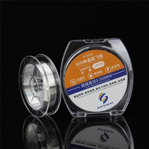 200M 0.008mm Copper Enameled Wire Welding Fly Line Copper Wire Phone Notebook Motherboard PCB Maintenance Repair Jumper Cable