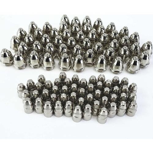 P80 Cutting Torch Tip Electrode Nozzle 100pcs Cutting CNC 60A 80A 100A P80 Plasma Torch Consumable