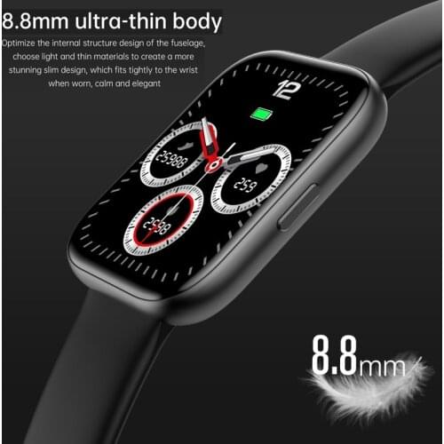 NEW 2021 Smart Watch Men 1.7 Inch Full Touch Sport Watch Heart Rate Tracker Fitness Smart Clock Women Smartwatch For Android IOS