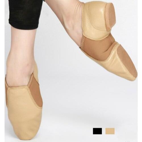 New Free Shipping New jazz dance shoes for adults dancing shoes comfortable premium Soft Cow Leather aerobic salsa dance T-359