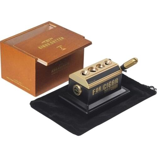 Luxury Cigar Cutter Metal Stainless Desktop Cigar Scissors 4 Size Thicker Large Guillotine Cigar Cutter CT-023