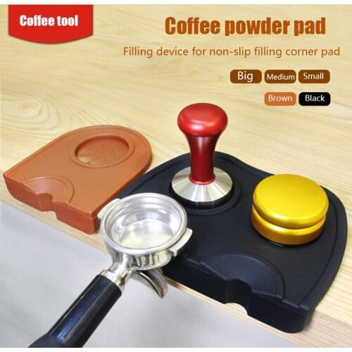 Manual Coffee Silicone Pad Tamping Mat Barista Coffee Espresso Tampering Latte Art Pen Tamper Holder Home Coffee Accessories