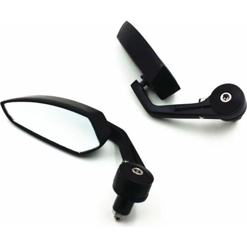 Universal Mirrors 7/8'' 22mm Handle Bar End Motorcycle Bar End Rear View Side Mirrors Street bike Dirt bike Scooter Offroad