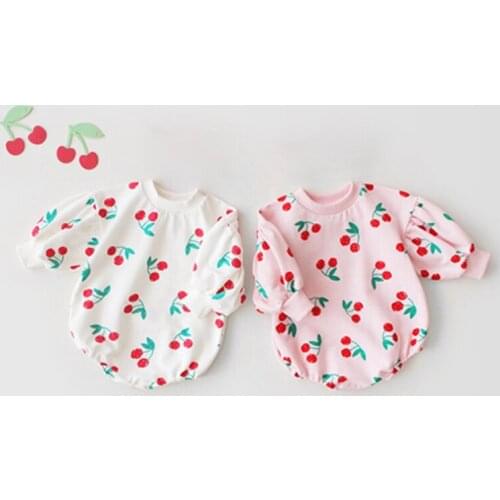 Spring Baby Bodysuit 100% Cotton Newborn Infant New Style Cut Lovely Kids Baby Outfits Clothing Baptism Party Outfits Clothes