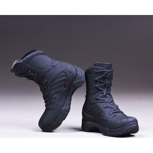 Vstoys 1/6 Scale female soldiers shoes Military style Tactical boots 3 color fit 12 inches Removable feet figure