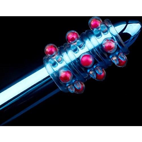 1PCS Penis Rings Condoms Beads Penis Enlargement for Men Sleeve Rubber Sex Toys for Adults Delayed Ejaculation Vagina Stimulator