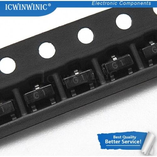 100piece 2N5551 SOT23 MMBT5551 G1 SOT23-3 Bipolar Transistors - BJT PNP Transistor New original In Stock