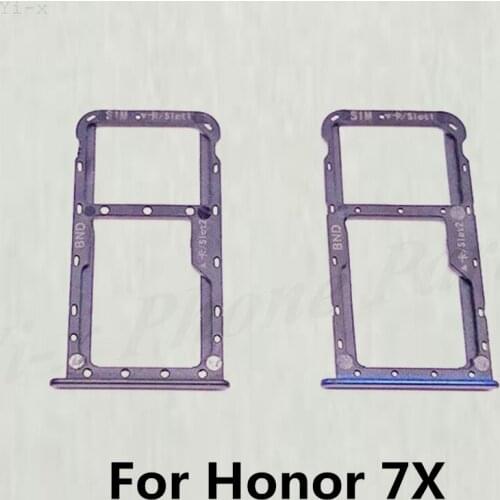50pcs/lot For Huawei Honor 7X SIM Card Holder Slot Tray Replacement parts