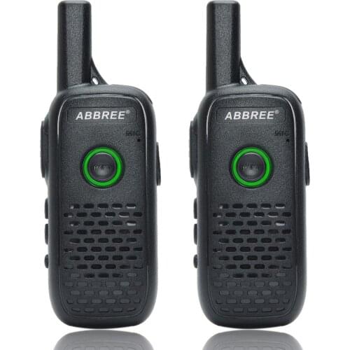 ABBREE AR-Q2 Professional Handy Walkie Talkie Mini VOX Dual PTT USB Charge UHF Two Way Radio Comunicador Transceiver Woki Toki