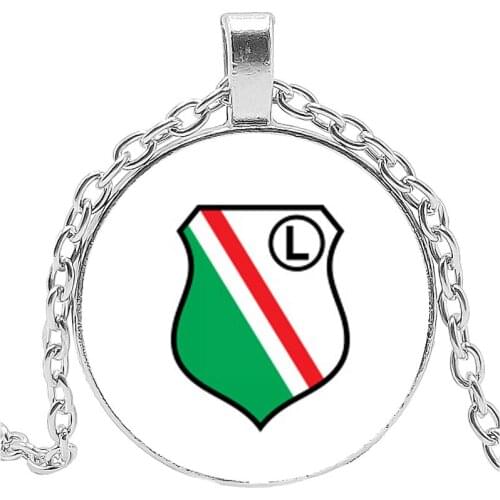 Legia Warsaw Warszawa Poland Football Soccer Team Pendant Necklace for Couples Friendship Women Men Girl Boy Jewelry Gift