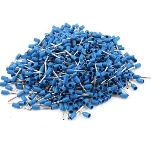 CNIM Hot 1000Pcs Wire Copper Crimp Connector Insulated Pin Terminal for AWG 18