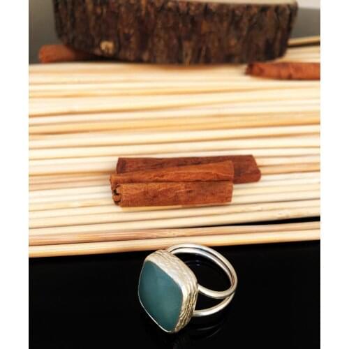 Dr Stone Natural Stone handmade ceyt Stone adjustable rings for women KTDR38