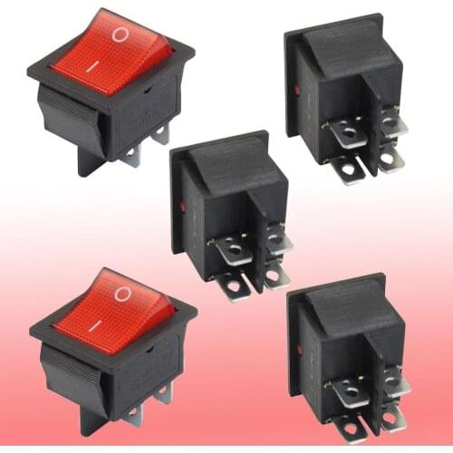 Cheap Rocker Switch Double Pole Single Throw Best 4 Pin Terminals