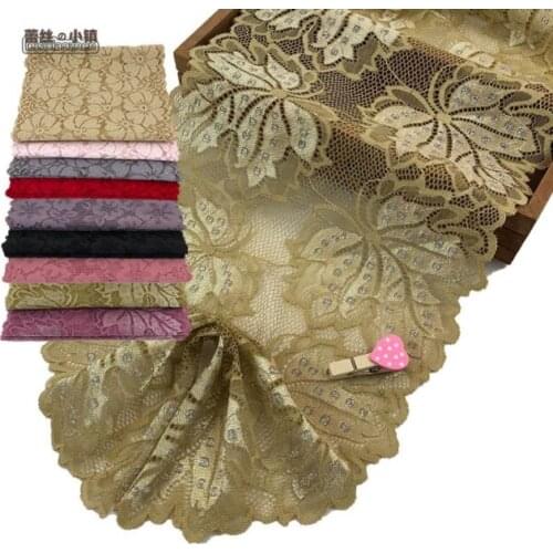 1 Meter stretch elastic lace ribbon colorful ribbon lace trim for clothes lingerie bra sewing accessories