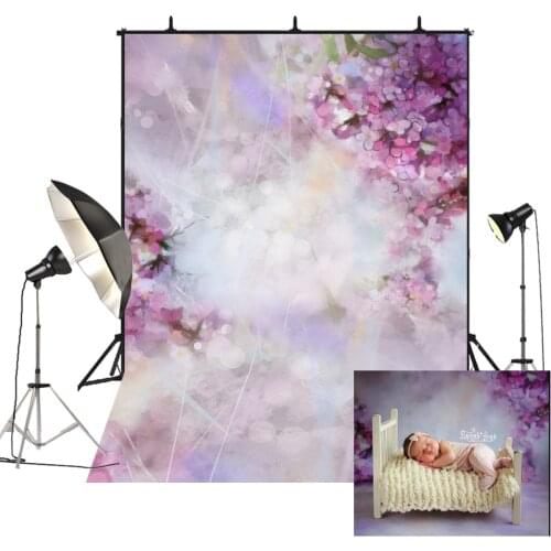 BEIPOTO Newborn Photography backdrops pink rose Flower Floral photo background studio Props photocall baby shower decoration
