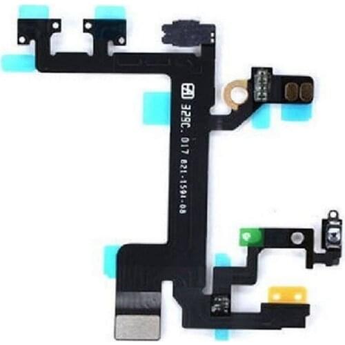 On Off Power Lock Volume Mute Silent Button Switch Flex Cable for Apple iPhone 5/5S/5C/SE