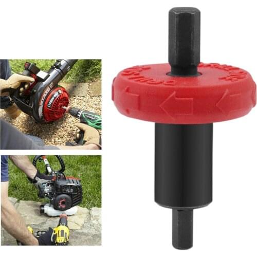 HOT Motor Mower Starter Electric Start Drill Bit Engine Adapter Plug Button String For String Trimmers Leaf Blowers Cultivators