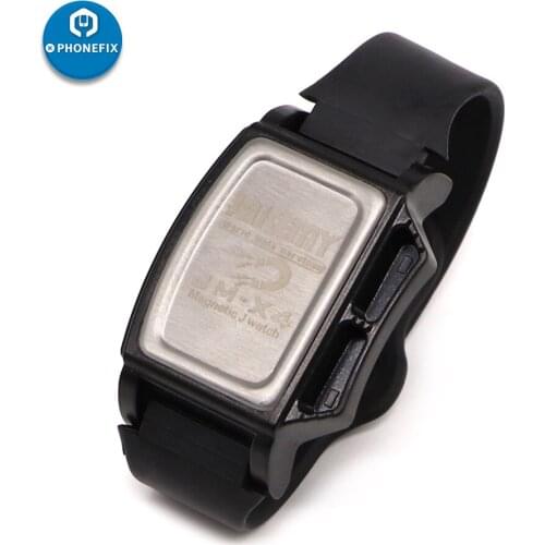 JAKEMY JM-X4 Magnetic Wrist Band Screws Hold Powerful Magnetic Wristband Metal Nut Small Screws Components Adsorption Bracelet