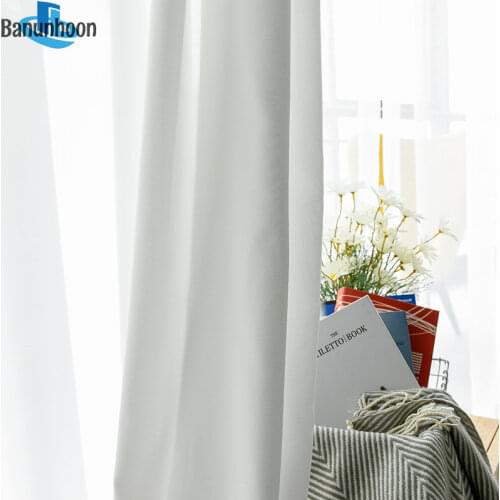 2019 New Cortinas Delicate Smooth Thick Tulle Curtains For Living Room Bedroom Silky Gauze Light Sheer Bay Screen Customized