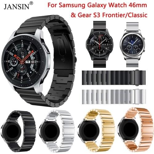 22mm Watch Band for Samsung Galaxy Watch 46mm gear s3 band Stainless Steel strap for huawei watch gt 2e gt 2 46mm Strap gtr 47mm