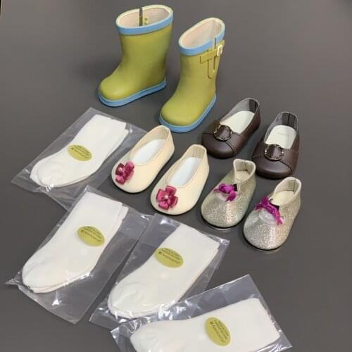 Rain Boot Slipper Shoes Socks Glasses for American 18 inch Girl Doll Lanie Gabriela Outfit Accessories 2017 Girl of the Year Toy