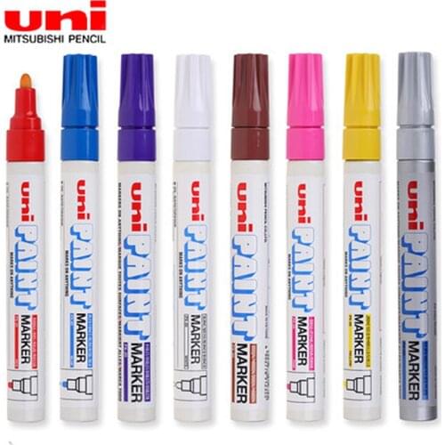 6 Pcs/Lot Mitsubishi uni PX-20 paint pen MITSUBISHI paint pen for vehicle tire