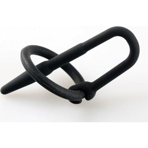 Silicone urethral sounding plug adult sex toys for men masturbator urethra sound dilator cock ring penis plug erotic products