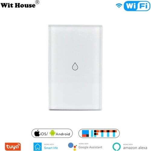 WiFi Smart Boiler Switch Water Heater Smart Life Tuya APP Remote Control Amazon Alexa Echo Google Home Voice Control Glass Panel