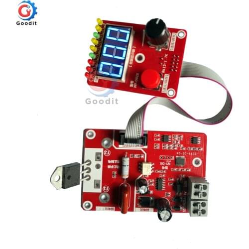40A-100A NY-D02 Double pulse Spot welding machine encoder Time Digit Module Control Panel Plate adjustable current Controller