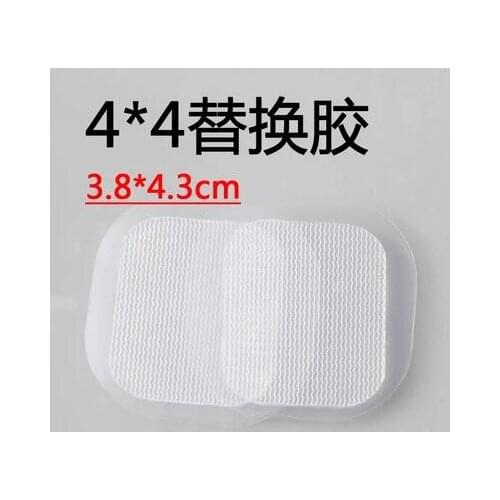 60pcs 4*4cm conductive adhesive gel pads sheet for Tens EMS DR - HO 'S massager machine