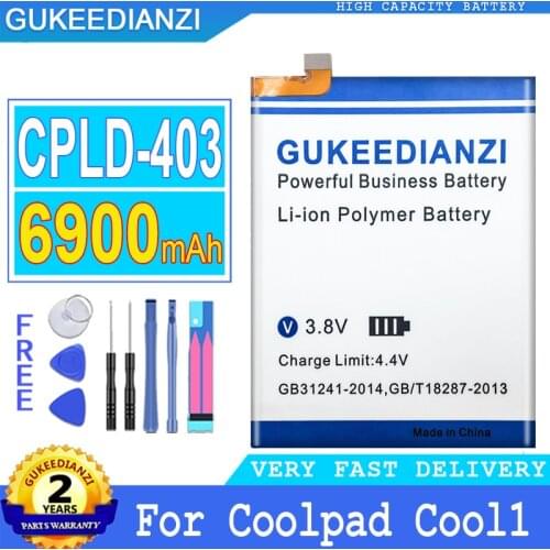 6900mAh GUKEEDIANZI Battery CPLD-403 for Letv LeEco Le 3 Le3 LeRee For Coolpad Cool1 Cool 1 Dual C106 C106-6/7/8 C107-9 C106-9