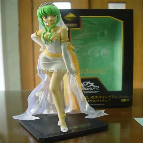 Anime code geass r2 lelouch lamperouge cc wedding dress pvc action figure collection model 25cm Toy