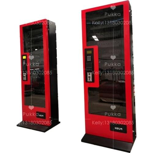 Factory price cigarette vending machine stand type for Beverage selling machine coin cash control model