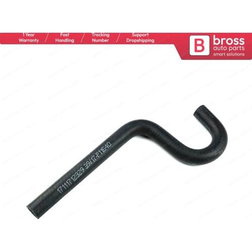 Bross BHC22 Radiator Overflow Fitting Engine Coolant Water Line Pipe Hose 17111712329 for BMW E30 E32 E34 36 46 90 1987-1995