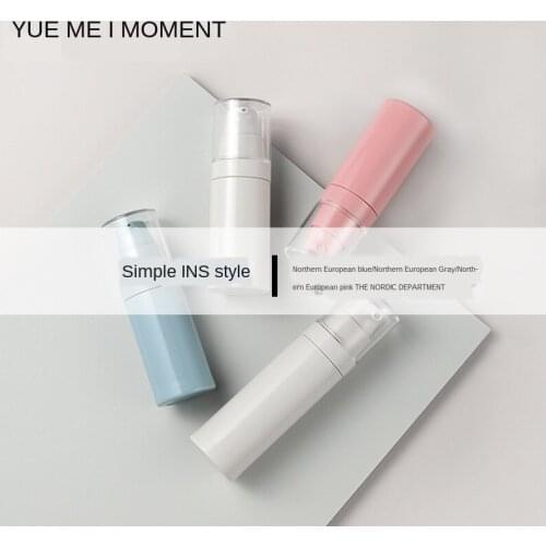 Fine Mist Spray Bottle Plastic Sprayer Bottle Refillable Travel Perfume Water Bottle Vacuum Spray Bottle Press Lotion Bottle