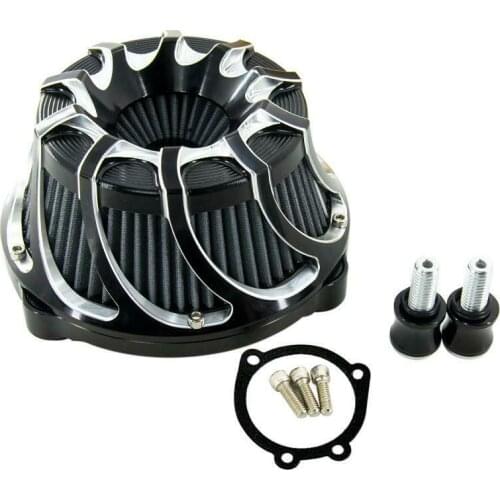 CNC Black Drift Air Filter Cleaner Kit for Harley Dyna Fat Bob Sport Glide Street Bob Low rider FXDWG FLD FXDB FXDX 07-2020