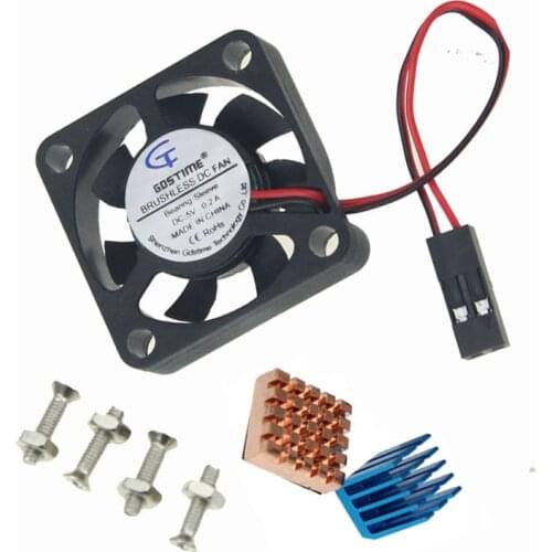 Gdstime 5V Dupont Connector 30x30x7mm 3cm 30mm Cooling Fan For Raspberry Pi B