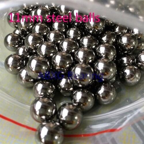 ABXG 50pcs/lot 11mm chrome steel balls high precise G10 level