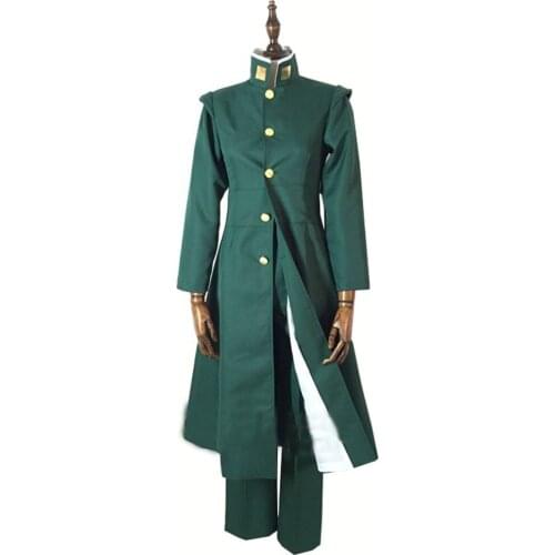 2017 JoJos Bizarre Adventure Stardust Crusaders Noriaki Kakyoin Coat Pants Cosplay Costume New Arrivals