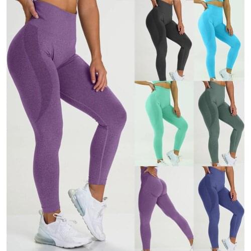 12 Color Seamless Legging Yoga Pants Sports Clothing Solid High Waist Full Length Workout Leggings for Fittness Yoga Leggings