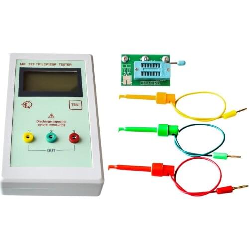 MK-328 Transistor Tester Capacitor ESR Inductance Resistor Meter LCR NPN PNP MOS