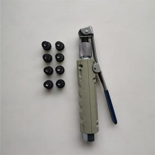 Sand blasting gun, portable sandblast gun with 8 pieces sand blaster nozzle sand blast gun kit for mini sandblasting pot