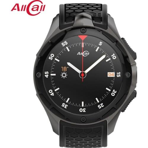 ALLCALL W2 3G Mens smartwatch 1.39-inch fitness and exercise tracker IP68 waterproof GPS 4GB 16GB SIM Smartwatch Mens Watch Bl