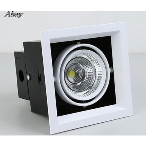 Dimmable Recessed COB LED Downlights 10W 20W LED Ceiling Spot Lights AC85~265V LED Ceiling Lamps Warm/Cold White Indoor Lighting