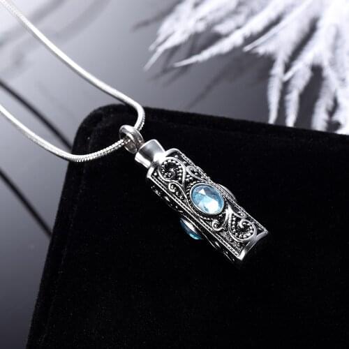 XWJ001 New arriving Cool Mens Cremation Urn Pendant for Human/ Pet ashes Keepsake Stainless Steel Jewellery Funeral Urn