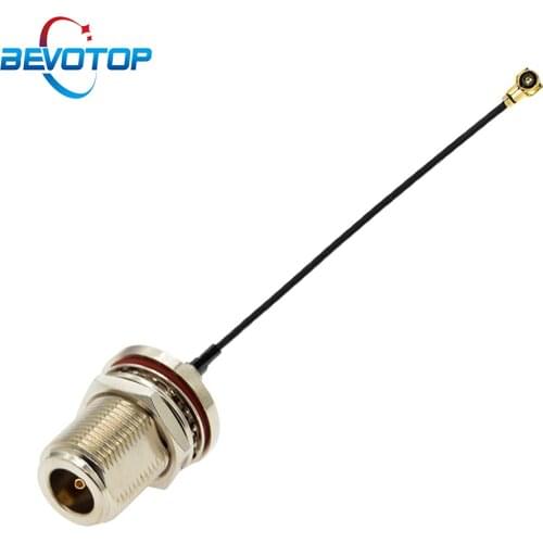 1PCS IPX U.FL IPEX4 MHF4 Female to Waterproof N Female Jack RF RF113 Pigtail Coaxial Mini PCI WIFI WLAN Antenna Extension Cabble