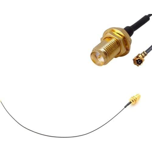 1pc NEW Mini PCI U.FL To SMA Female Connector Antenna WiFi IPX To SMA Extension For PCI Wifi Card Wireless Router Pigtail Cable